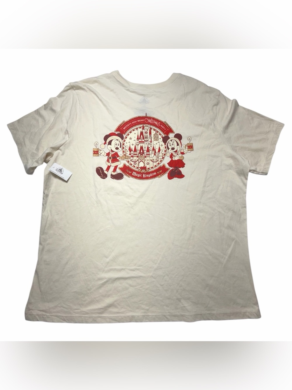 NWT 2025 Disney Parks Mickey's Very Merry Christmas Party Tee Shirt XL